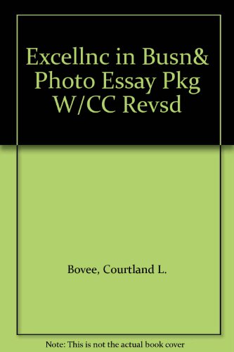 Book Excellnc in Busn& Photo Essay Pkg W/CC Revsd free