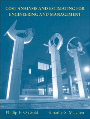 Book Cost Analysis and Estimating for Engineering and Management free