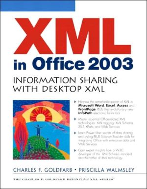 Book Xml in Office 2003: Information Sharing With Desktop Xml free