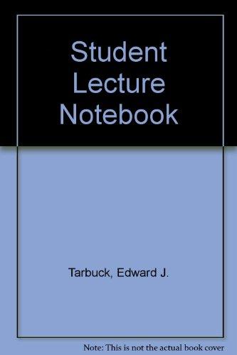 Book Earth Science: Student Lecture Notebook free