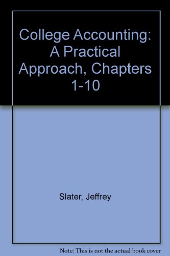 Book College Accounting Chapters 1-10 : A Practical Approach free