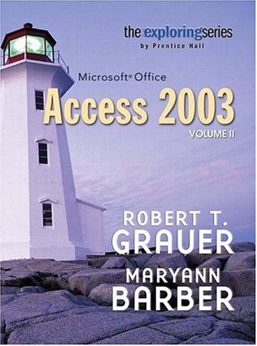 Book Exploring Microsoft Access 2003 Volume 2 (v. 2) free