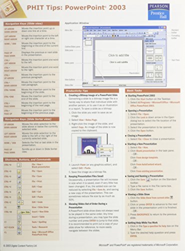 Book PHIT Tips Power Point 2003 (v. 1) free