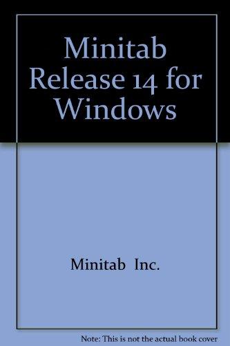 Book MINITAB Release 14 for Windows CD free