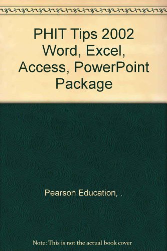 Book Phit Tips 2002 Word, Excel, Access, Powerpoint free