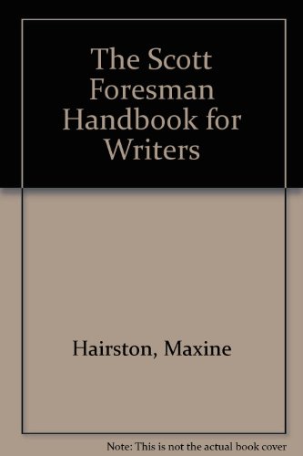 Book The Scott Foresman Handbook For Writers free