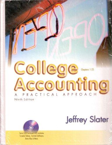 Book College Accounting: A Practical Approach Chapters 1-25 free
