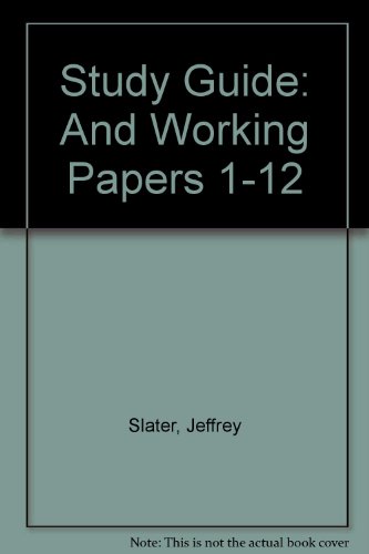 Book Study Guide: And Working Papers 1-12 free