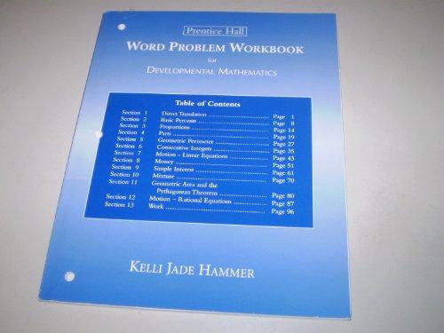 Book Word Problem Workbook: Students Workbook free