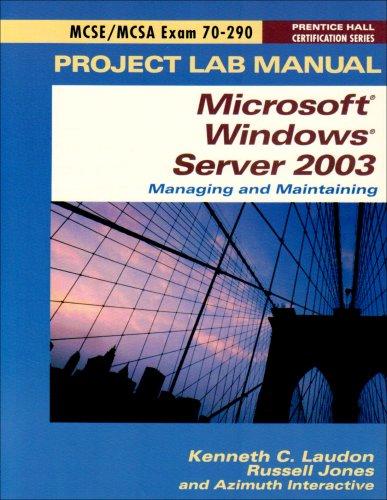 Book MCSE Exam 70-290 Lab Manual free