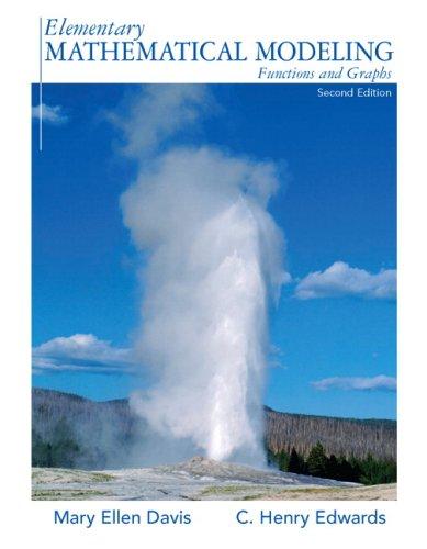 Book Elementary Mathematical Modeling (2nd Edition) free