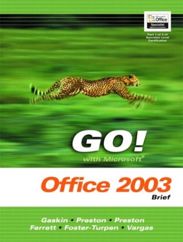 Book Go! With Microsoft: Office 2003 : Brief free