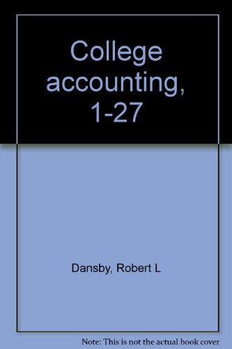 Book College Accounting, 1-27 free
