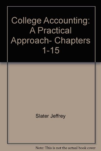 Book College Accounting: A Practical Approach, Chapters 1-15 free