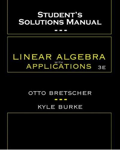 Book Student's Solutions Manual for Linear Algebra with Applications free