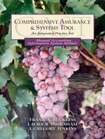 Book Comprehensive Assurance & Systems Tool: An Integrated Practice Set (Manual Accounting Information System Module) First Edition free