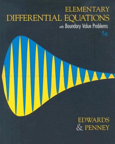 Book Elementary Differential Equations with Boundary Value Problems, 5th Edition free