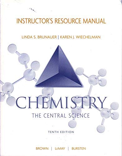 Book Instructor's Resource Manual For Chemistry: The Central Science 10th Ed free