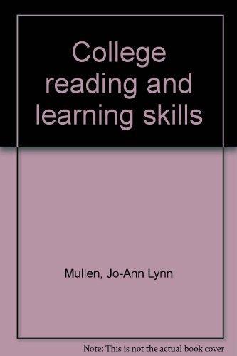 Book College Reading And Learning Skills free