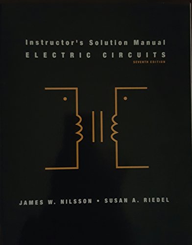 Book Electric Circuits (Instructor's Solution Manual) free