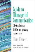 Book Guide to Managerial Communication (Guide to Business Communication Series) (7th Edition) (Guide to Series in Business Communication) free