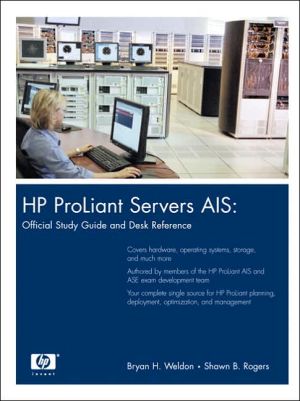Book HP ProLiant Servers AIS: Official Study Guide and Desk Reference free