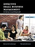 Book Effective Small Business Management: An Entrepreneurial Approach free