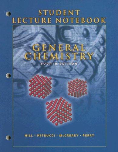 Book General Chemistry: Student Lecture Notebook free