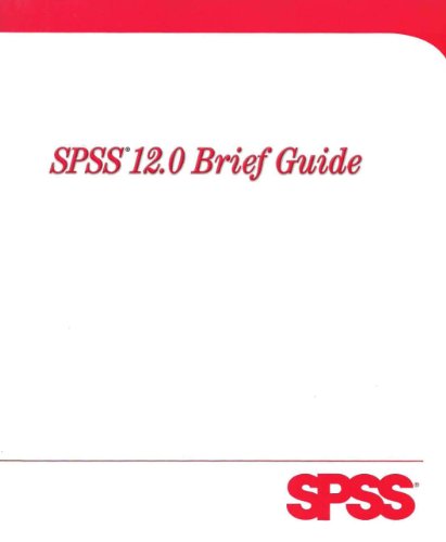 Book SPSS 12.0 for Windows Student Version free