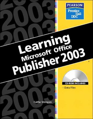 Book Learning Series (DDC): Learning Microsoft Office Publisher 2003 free