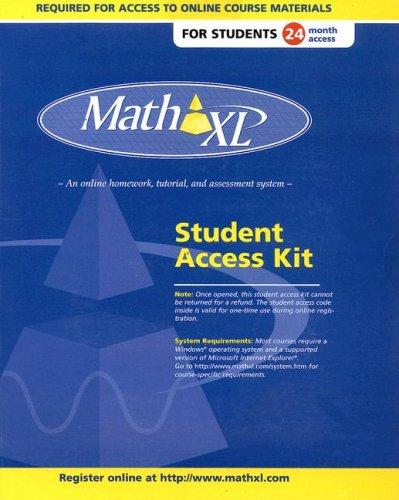 Book MathXL Student Access Kit free