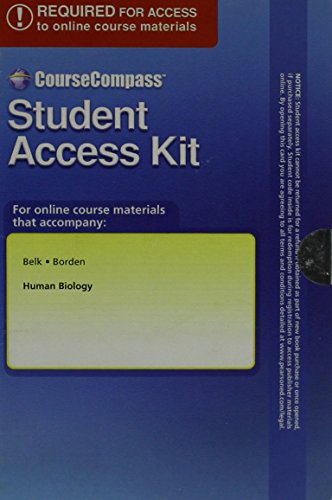 Book Coursecompass Student Access Kit For Human Biology free
