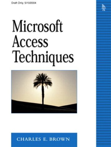 Book Microsoft Access Techniques free
