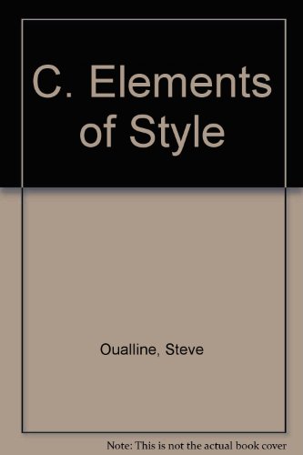 Book C. Elements of Style free