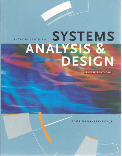 Book Introduction to Systems Analysis and Design free