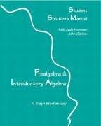 Book Prealgebra & Introductory Algebra: Student Solutions Manual free