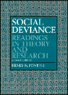Book Social Deviance: Readings in Theory and Research free