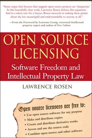 Book Open Source Licensing: Software Freedom and Intellectual Property Law free