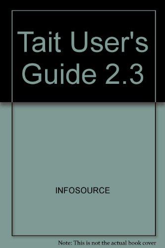 Book Tait User's Guide 2.3 free