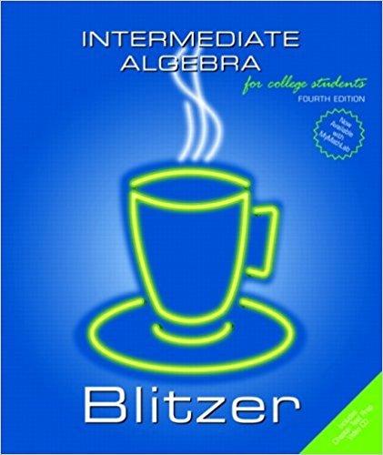 Book Intermediate Algebra 4th : For College Students, Annotated Instructors Edition free