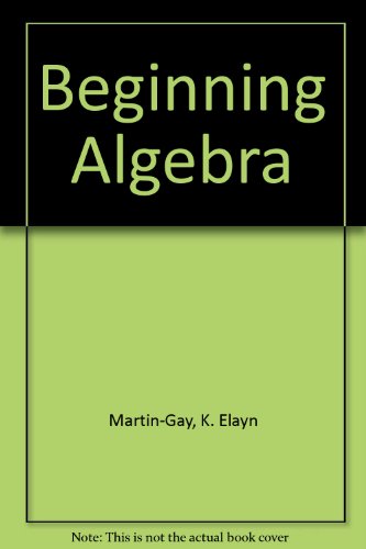 Book Beginning Algebra Fourth Edition free