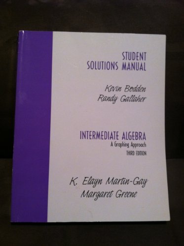Book Intermediate Algebra Graphing: Student Solutions Study Pack free