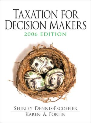 Book Taxation for Decision Makers 2006 (3rd Edition) free
