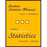 Book A Student Solutions Manual for First Course in Statistics free