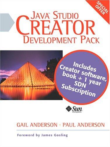 Book Java Studio Creator Development Pack: Field Guide and Creator Software Package free