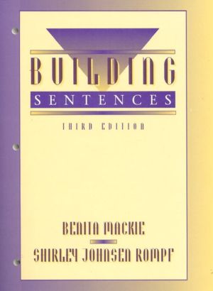 Book Building Sentences (3rd Edition) free