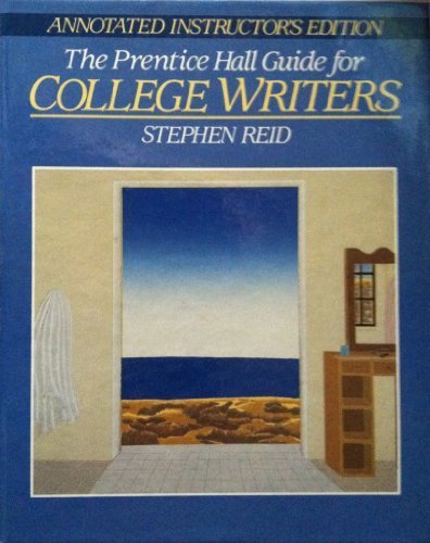 Book The Prentice Hall Guide For College Writers free