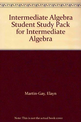 Book Intermediate Algebra Student Solution Manual free