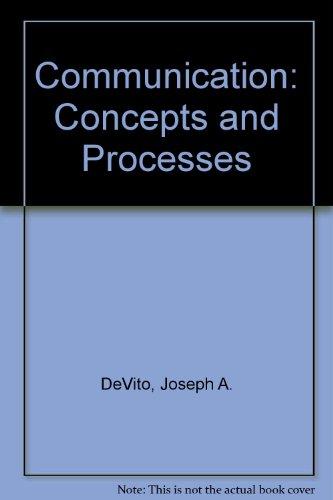 Book Communication: Concepts and processes free
