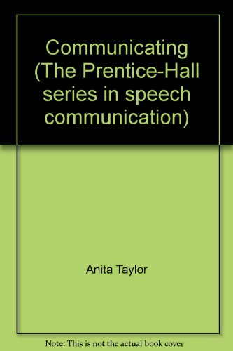 Book Communicating (The Prentice-Hall series in speech communication) free